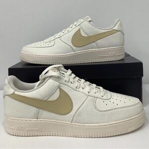 Nike Air Force 1 Low '07 Premium 2 Oversize Swoosh Sail Shoe AT4143-101 Men 15